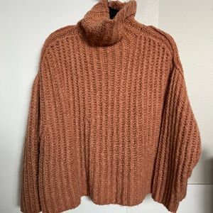 Free People Knit Turtleneck Sweater